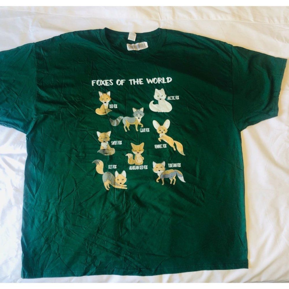 Brand New Foxes Of The World Size 3xl Fruit Of The Loom Cotton No Tag For Men